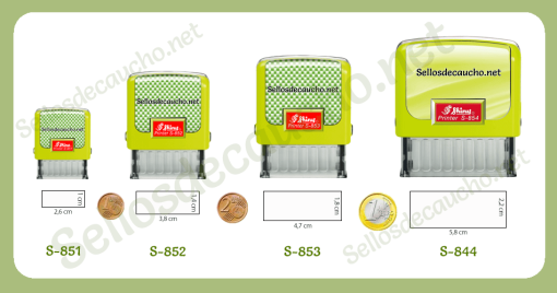 Sello S-854 modelos de printer shiny automáticos