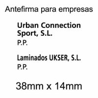 Sello Antefirma Empresas