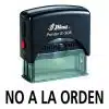 Sello automático No a la Orden