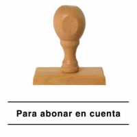 Sello manual para cruzar talones