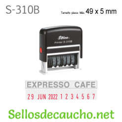 Fechador y numerador con texto S-310B