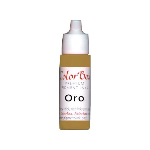 Tinta dorada para sellos 14ml