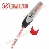 Muestra sello roller Contabilizado