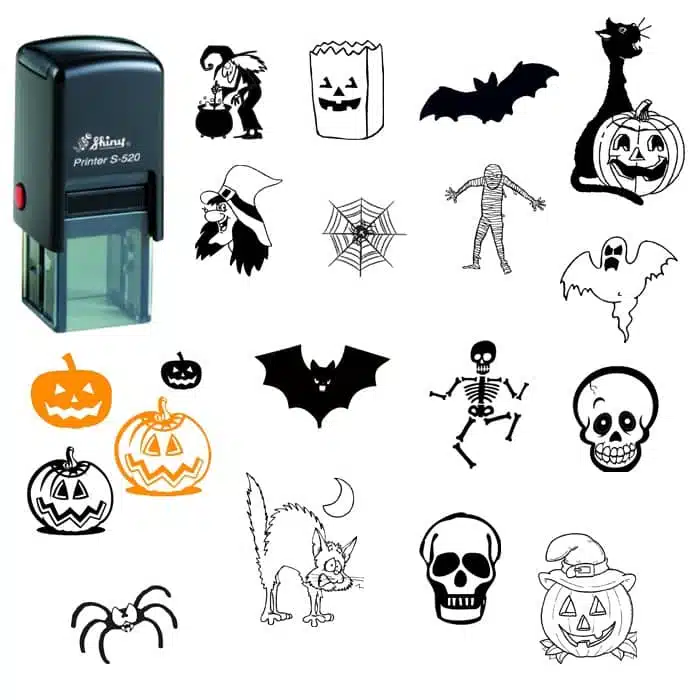 Sellos dibujos de Halloween