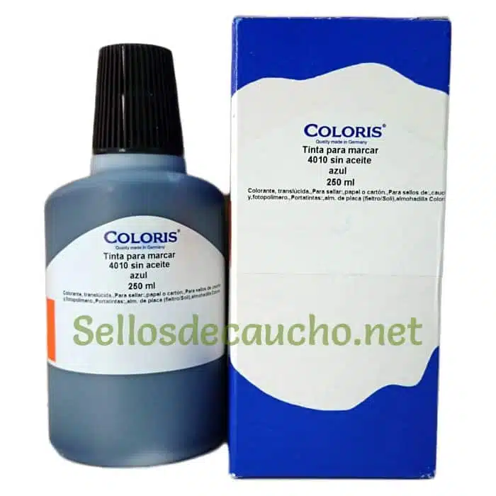 Tinta 250ml color azul
