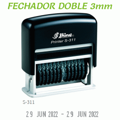 Fechador doble automático de 3mm