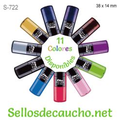 Sello de Bolsillo Shiny S-722 38x14mm