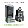 Shiny S-510 Sello automático 12x12mm