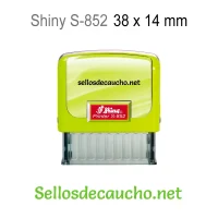 S-852 Sello automático 38x14mm