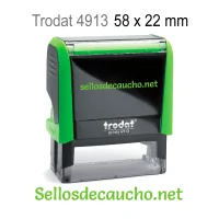 Trodat 4913 Sello automático 58x22mm