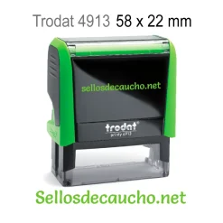 Trodat 4913 Sello automático 58x22mm