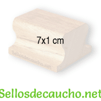 Sello manual 7x1cm